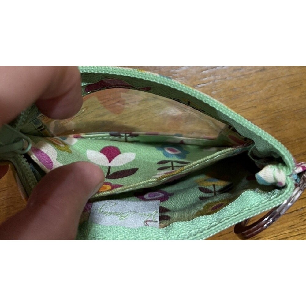 Vera Bradley Keychain Wallet Zip ID Case Keyring Key Chain - Picture 5 of 5